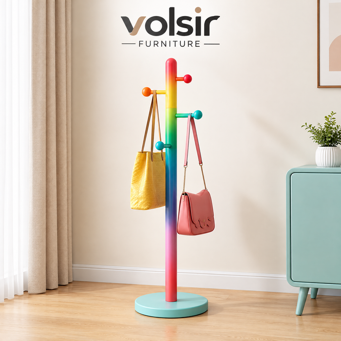 VOLSIR Multicolor Freestanding Coat Rack