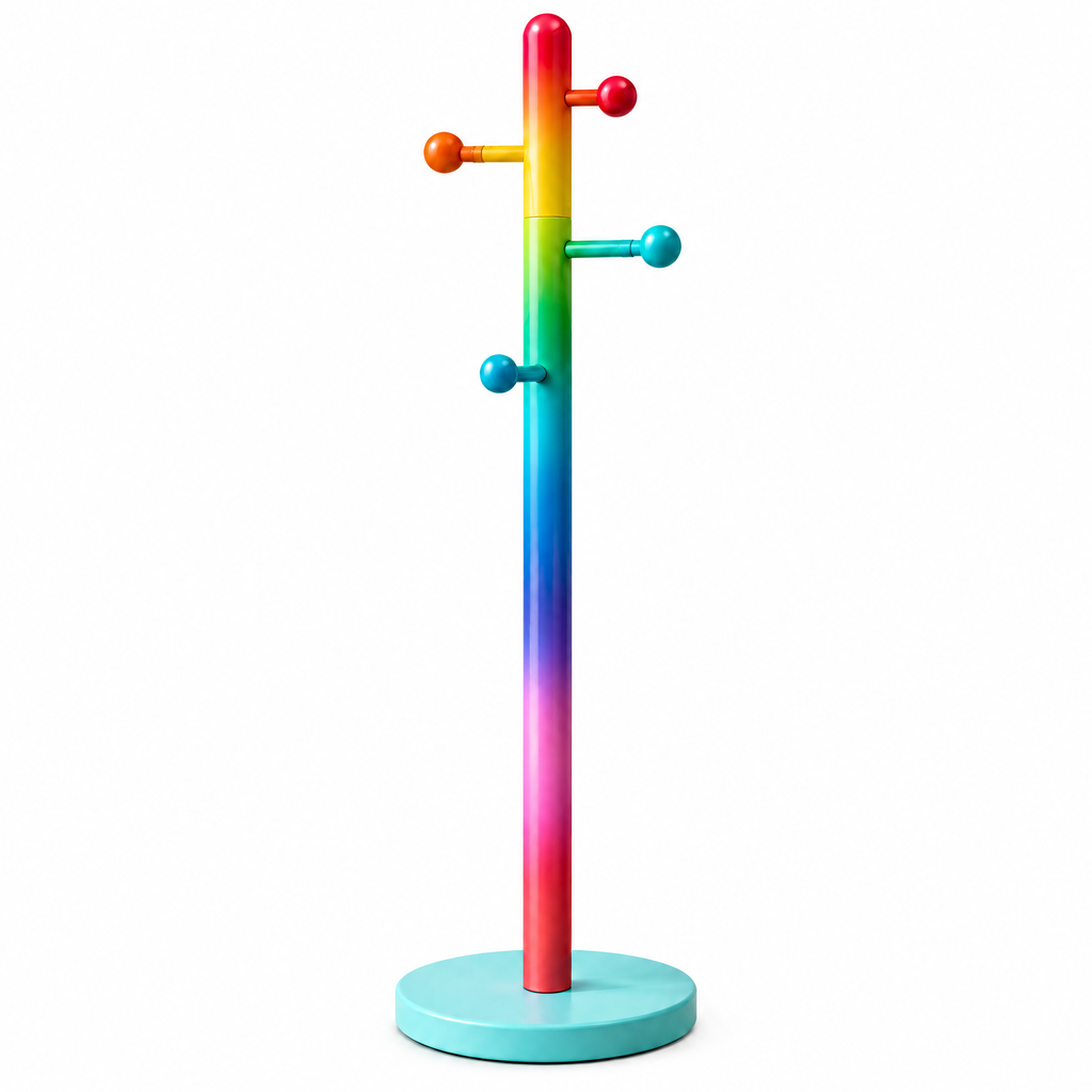 VOLSIR Multicolor Freestanding Coat Rack